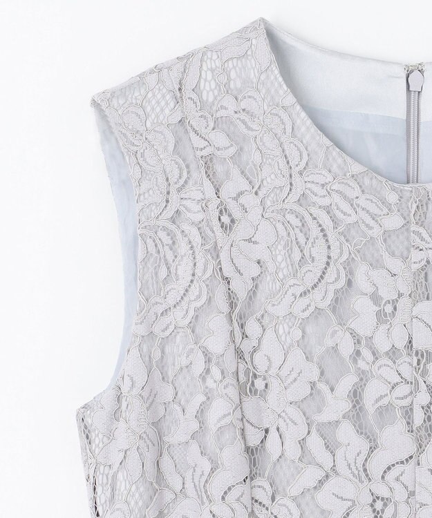GRACE CONTINENTAL レースドレス グレー