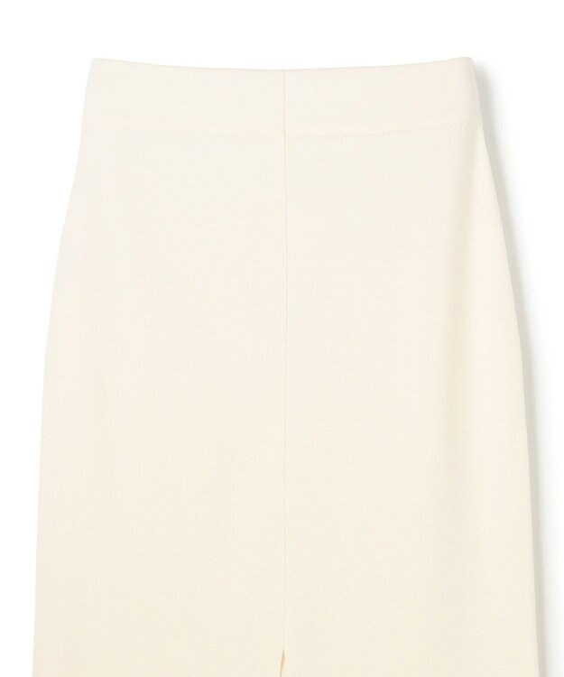 BEIGE， NADIA / 異素材ライン ストレッチニットスカート Ecru