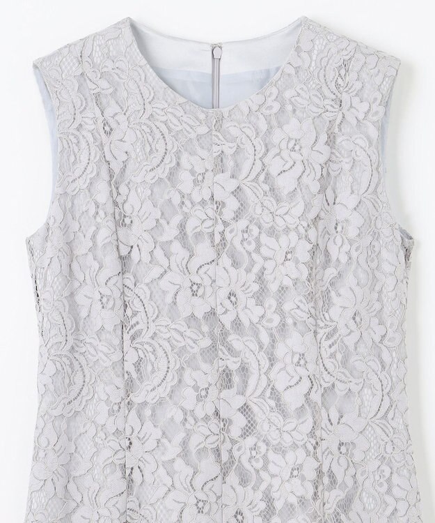 GRACE CONTINENTAL レースドレス グレー