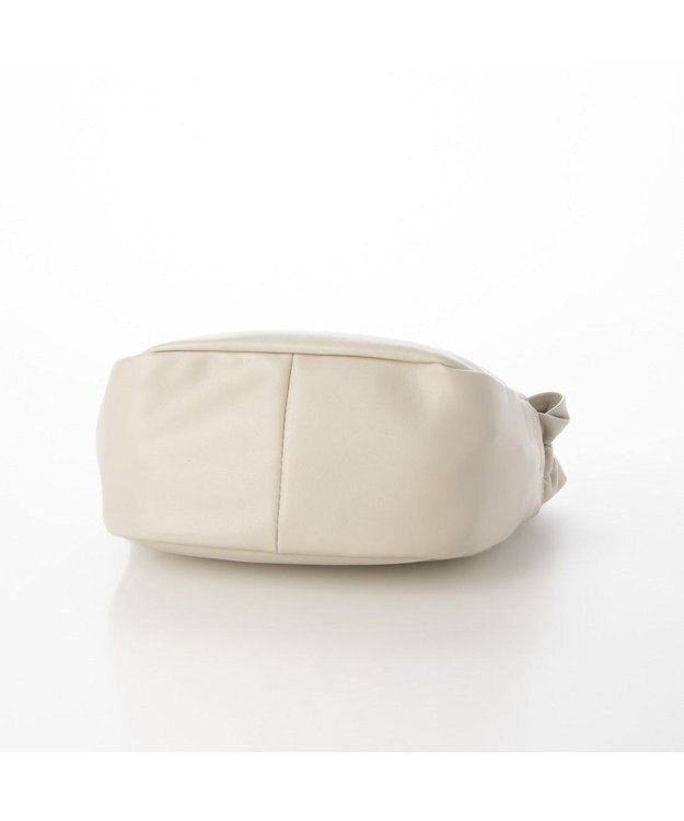 UNBILLION kakatoo フリルハンドルフラップショルダーバッグ アイボリー