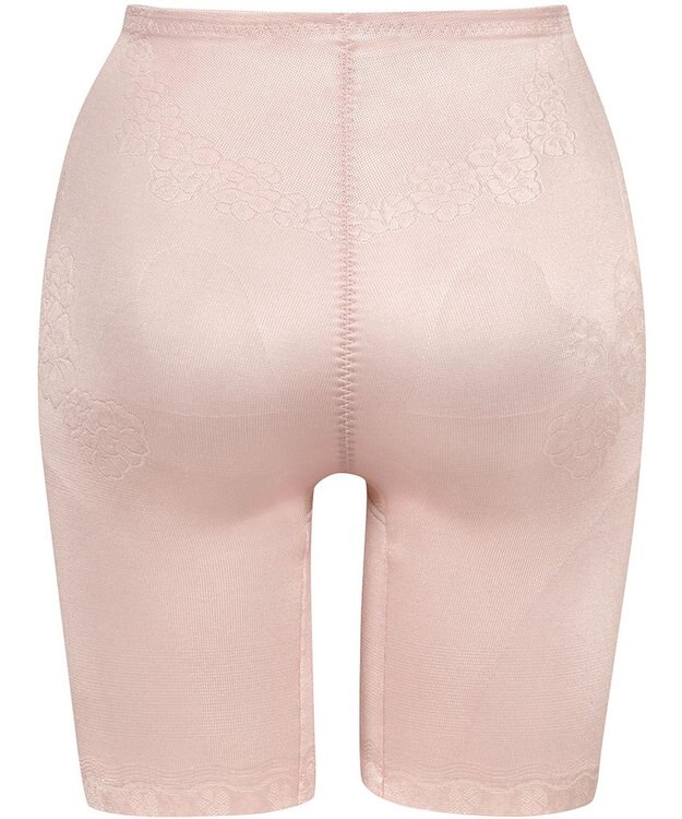 Wing ガードル 【キュッとアップパンツ】 ヒップをまるくメリハリあるラインに ラクにおなか押さえ ロング丈 KQ0745 ウイング／ワコール ピーチ