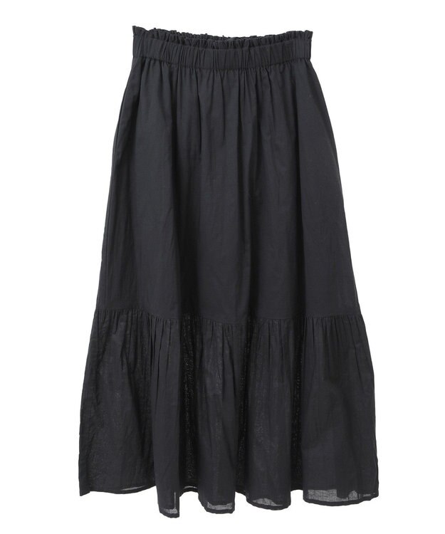earth music&ecology クリンクルスカート Black