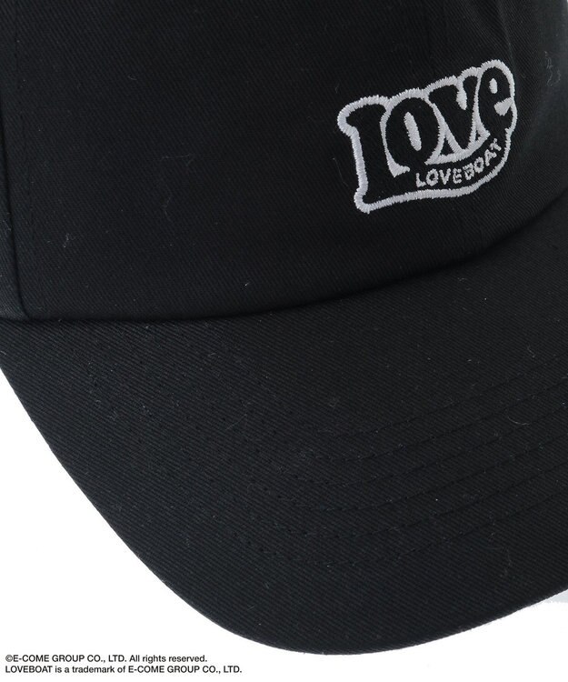 Green Parks ■ＬＯＶＥＢＯＡＴ　ロゴ刺繍ＣＡＰ Black
