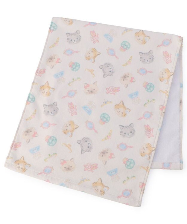 Chacott Catフェイスタオル オフホワイト