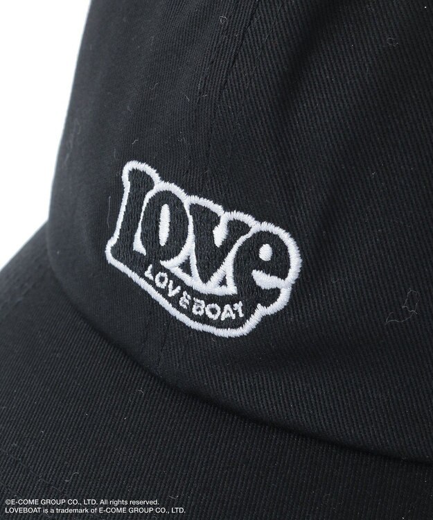 Green Parks ■ＬＯＶＥＢＯＡＴ　ロゴ刺繍ＣＡＰ Black