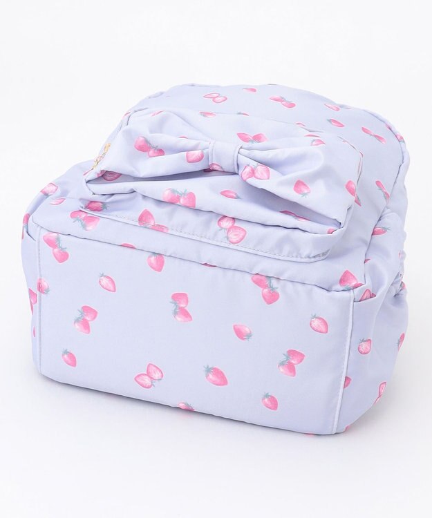 ANY KIDS 【Strawberry Collection】【10L容量】いちご総柄リュック ラベンダー