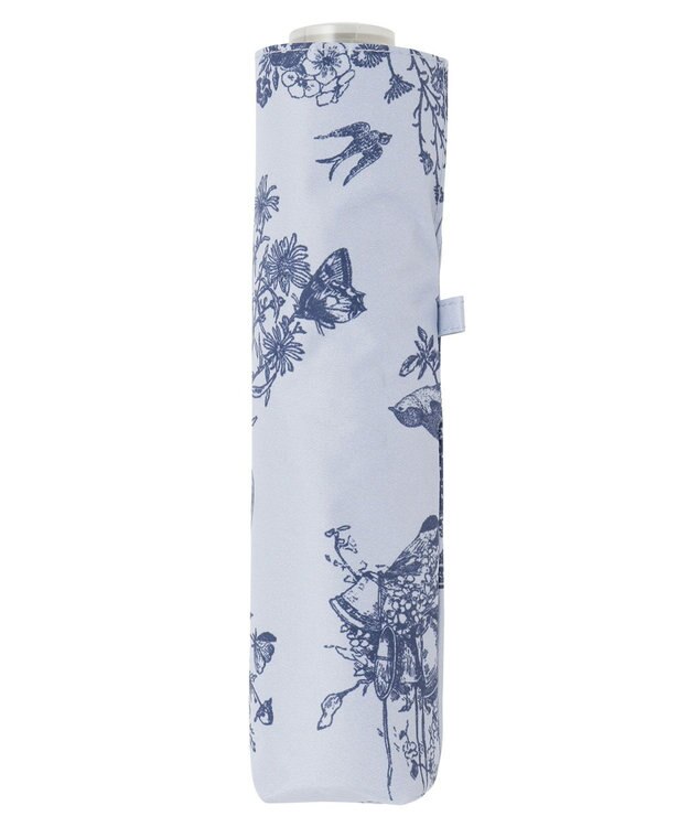 MOONBAT Fuwacool(フワクール) フワクールホワイト 晴雨兼用日傘 折りたたみ傘 トワルドジュイ 軽量 一級遮光／遮熱／UV スカイブルー