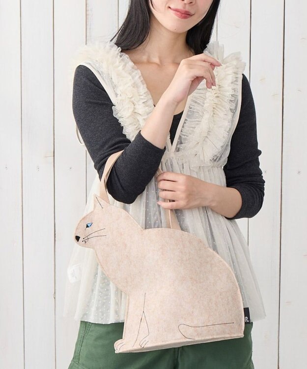 ROOTOTE 3621【ネコトート】EU.デリ.オスワリネコ-B