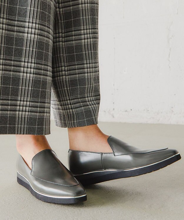 ASICS WALKING ペダラ レディース 2E 3.0cmヒール グレー系