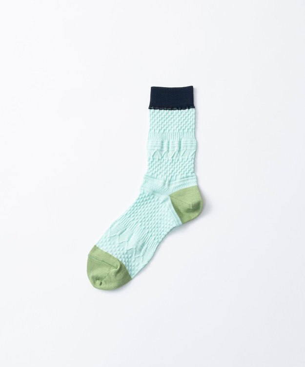 TRICOTE バンピーノルディックソックス 31L.BLUE