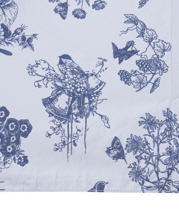 MOONBAT Fuwacool(フワクール) フワクールホワイト 晴雨兼用日傘 折りたたみ傘 トワルドジュイ 軽量 一級遮光／遮熱／UV スカイブルー