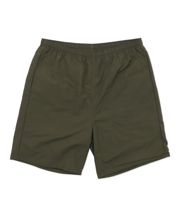 WEGO 【ウエストゴム/紐/速乾/洗濯可/SMLサイズ展開】ナイロンイージーショーツ オリーブ