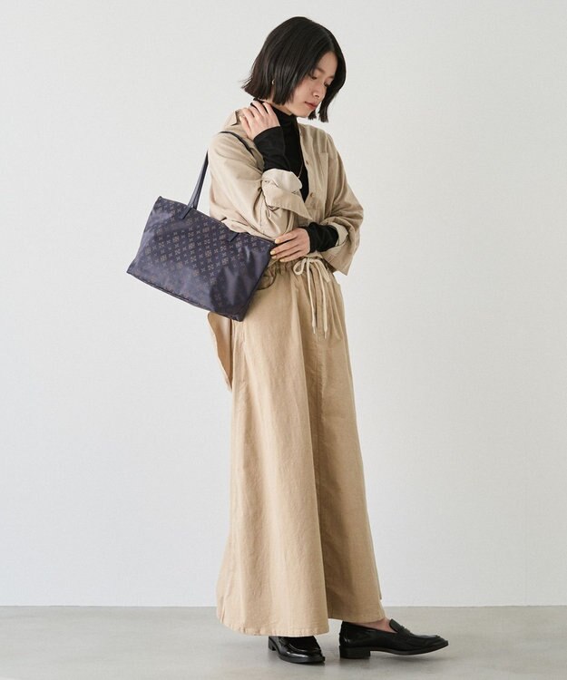 russet ナイロンジャガードセパレートトート(SF-275) Purple/BR