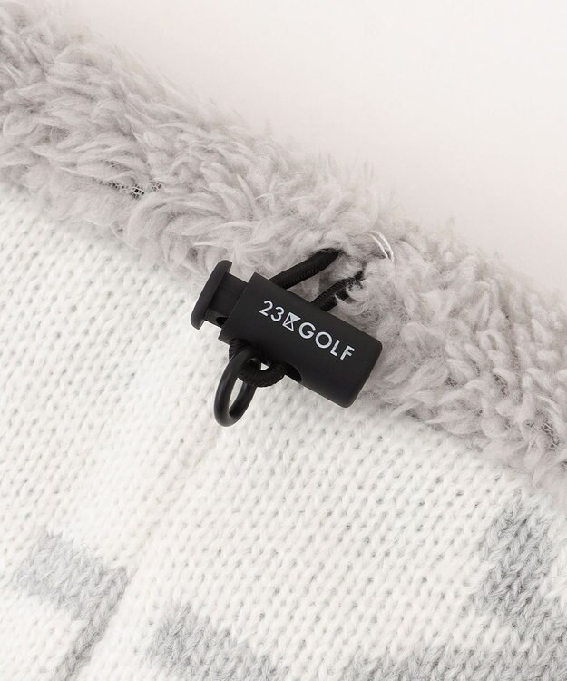 23区GOLF 【UNISEX】リバーシブルネックウォーマー ホワイト系5