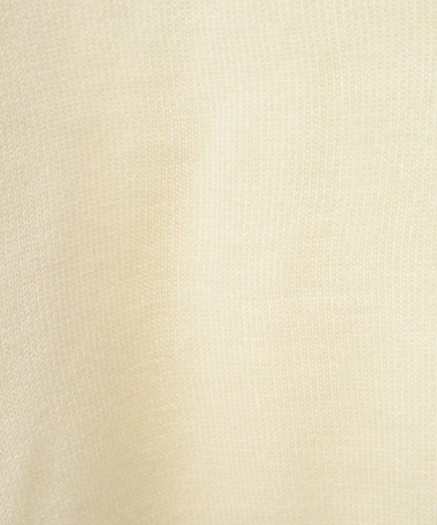 earth music&ecology キャットロゴショートニットプルオーバー Ivory