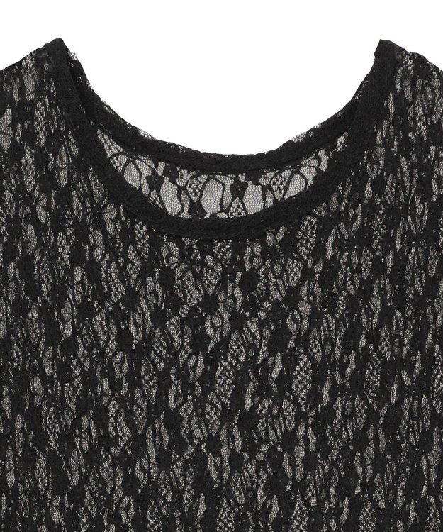 AMERICAN HOLIC レースＴシャツワンピース Black