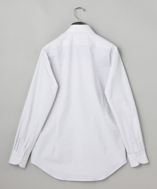 GOTAIRIKU 【形態安定】PREMIUMPLEATS_セミワイドカラー _通年ドレスシャツ(25年秋冬限定色) ライトグレー系