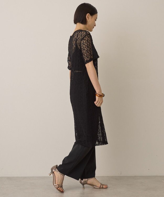 AMERICAN HOLIC レースＴシャツワンピース Black
