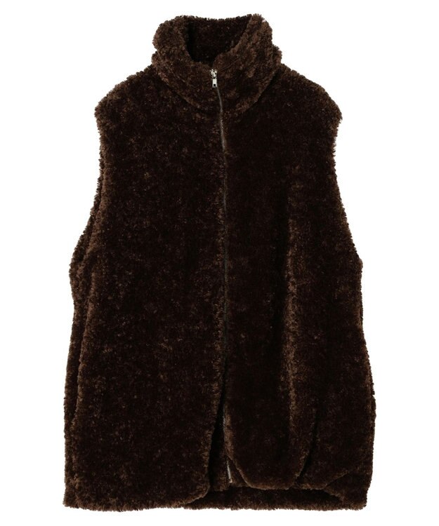 Green Parks ■ＡＪＵＧＡ．×ＧＰ　ファーＺＩＰベスト Brown