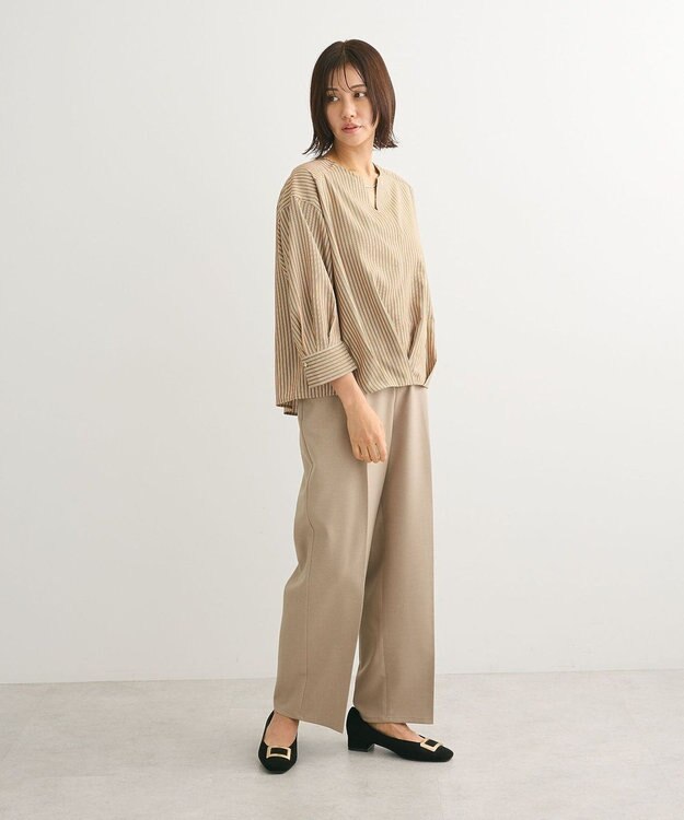 Green Parks ２ＷＡＹ　バースキッパーブラウス Stripe