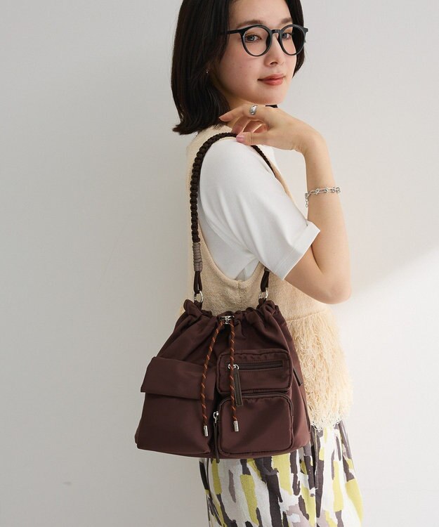 Green Parks 収納アドバイザー監修ショルダーバッグ Brown