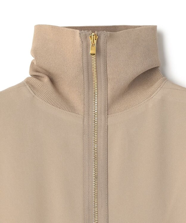 BEIGE， FLEUR / ドレープニット ネックドレス Beige