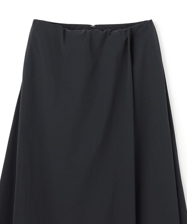 BEIGE， YANN / ラップタック フレアスカート Black