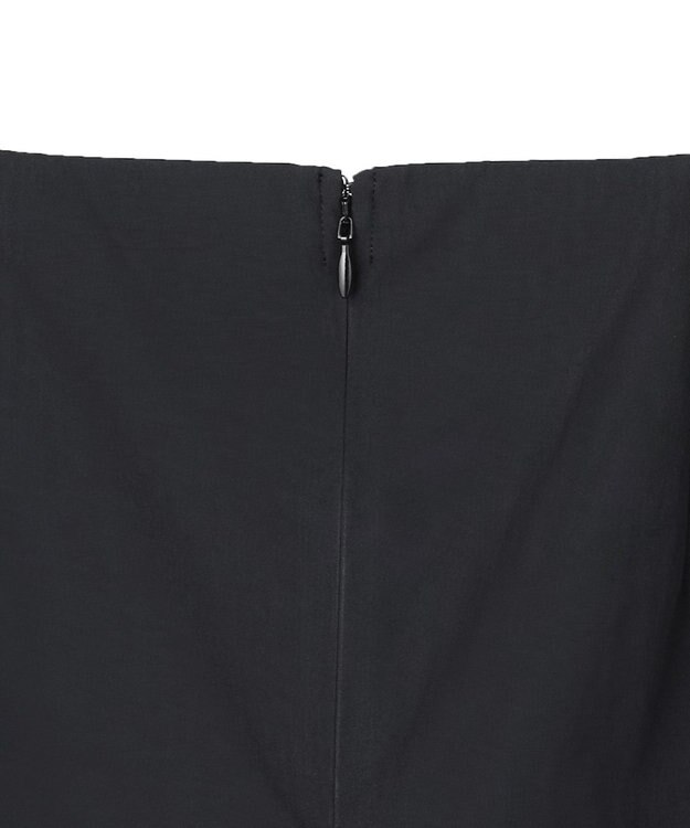 BEIGE， YANN / ラップタック フレアスカート Black
