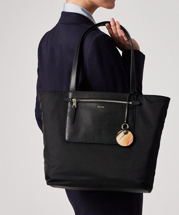 Paul Smith モダンナイロン トートバッグ ブラック