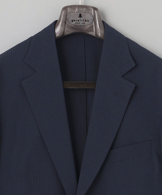 GOTAIRIKU 【AIRY MOVE  / セットアップ対応】DotAir2WAYストレッチサッカー セットアップジャケット ネイビー系