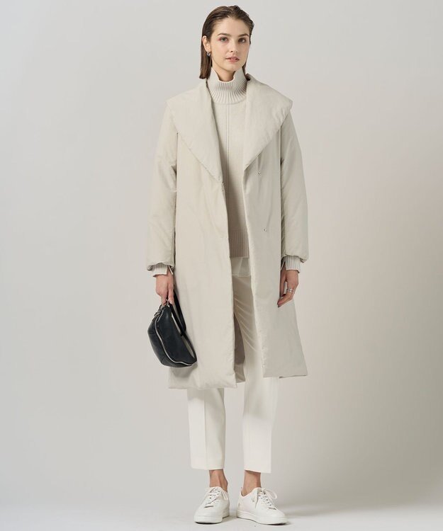 ICB L 【新色追加】ソフトカシミヤミックス ハイネックニット トープ