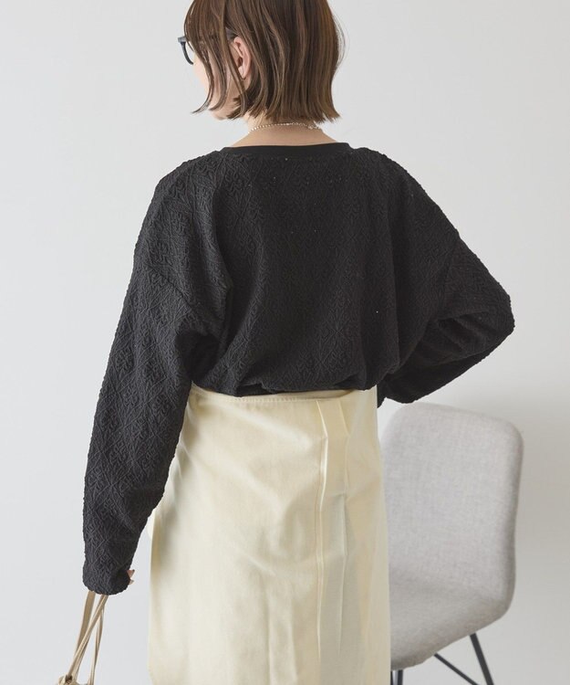 AMERICAN HOLIC 総レースプルオーバー Black