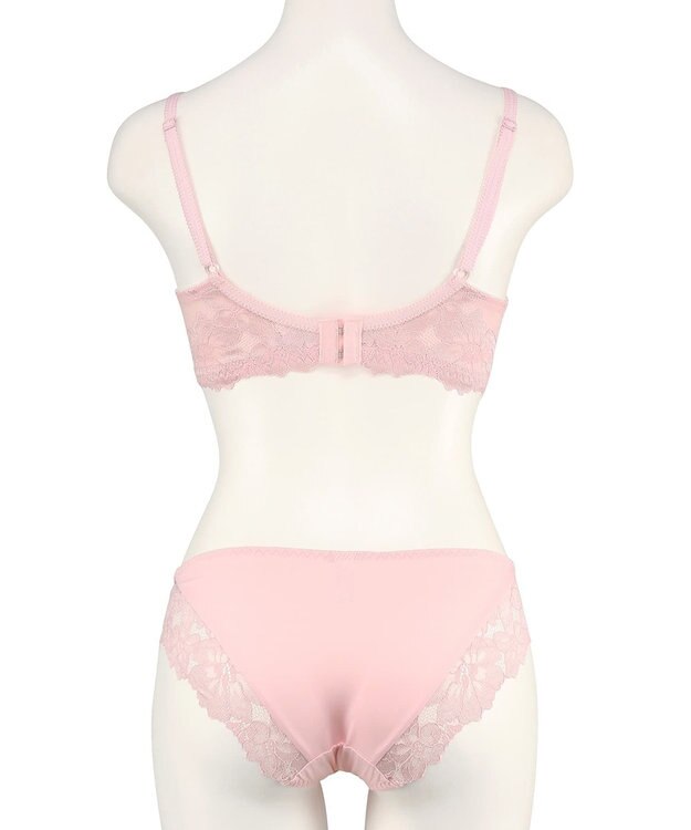 San-ai Resort（三愛水着楽園） 【SALE】【northerly bra フィットシリーズ 谷間美人】谷間美人ブラセット ピンク