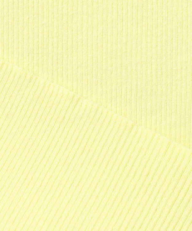 uncrave リネンニット オフショルトップス イエロー