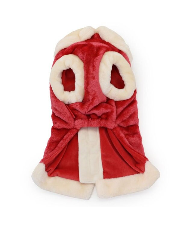 PET PARADISE リサとガスパール 背中開き もこふわ ベスト 超小型犬 小型犬 赤