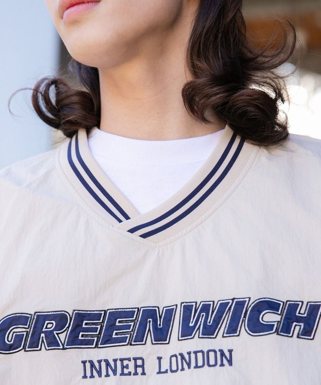 WEGO ナイロンプルオーバー ベージュ