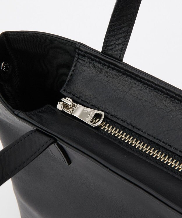 russet レザー2WAYミニトートバッグ(CE-1664) Black