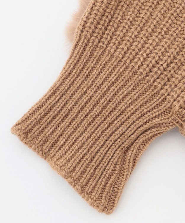 BEIGE， ALPO / ラビットファーグローブ Camel