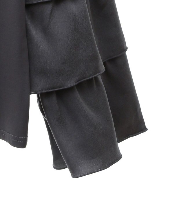 Green Parks ■ＥＳＣＡＲ　フリルスリーブプルオーバー Charcoal Gray