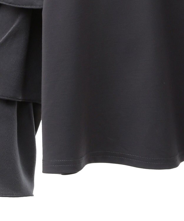 Green Parks ■ＥＳＣＡＲ　フリルスリーブプルオーバー Charcoal Gray