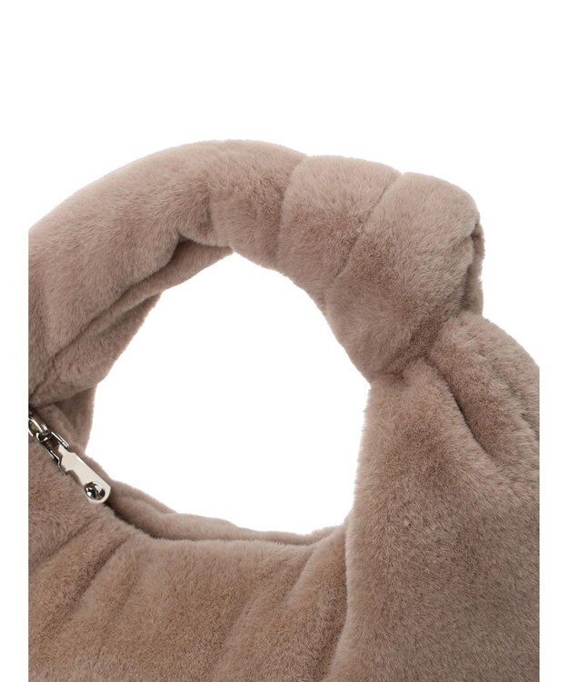 earth music&ecology ワンノットファーバッグ Beige