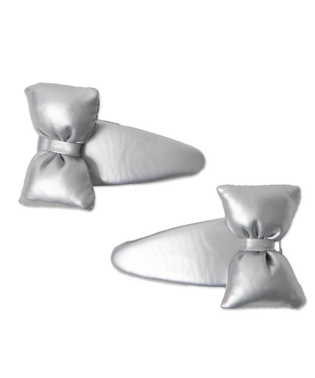 WEGO L2PBIGパテッドリボンパッチンピン シルバー