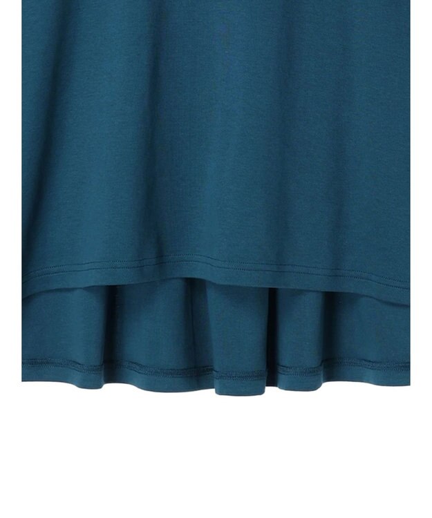 AMERICAN HOLIC 抗菌防臭＋接触冷感クルーネックカットプルオーバー Blue Green