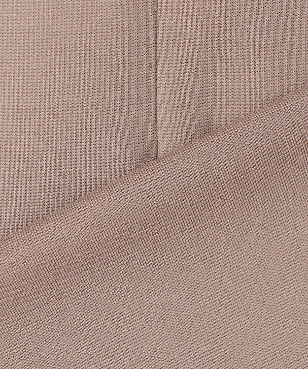 ICB L 【WEB限定・洗える】ヴィスコースストレッチポンチ イレギュラーヘムプルオーバー ブラウン系