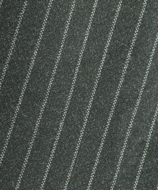 ANY 【手洗い可/ウエストゴム】ドロストワイドパンツ グレーストライプ