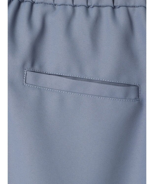 earth music&ecology 裾ドロストパラシュートパンツ Grayish Blue