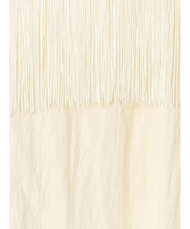 Te chichi フリンジショートシャツ《2025Autumn catalog vol.2 item》 オフホワイト