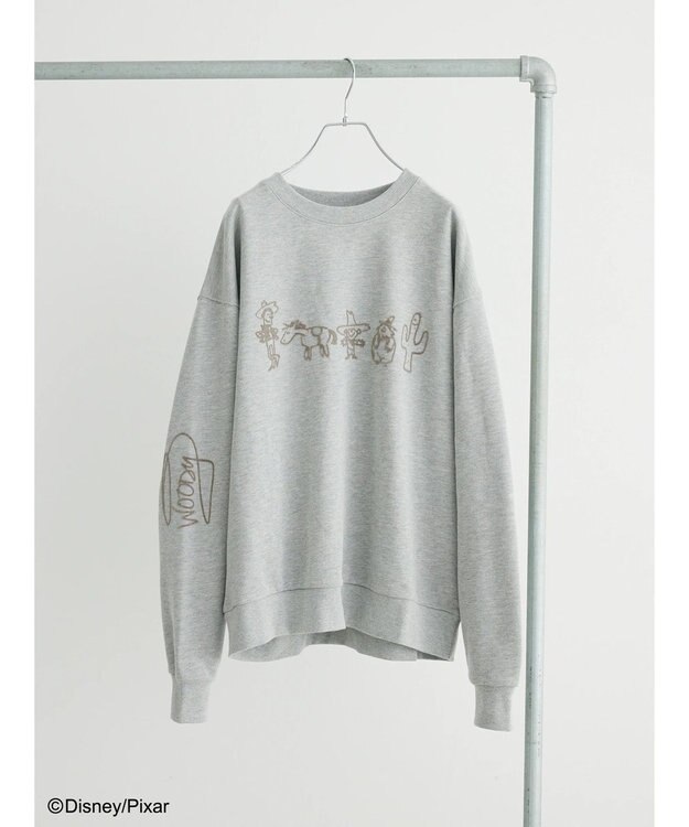 Green Parks ＴＯＹ　ＳＴＯＲＹ／フロッキー裏毛プルオーバーII Gray Mixture