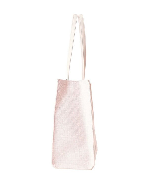 Maison de FLEUR ツイードキャリーオントートバッグ Pink