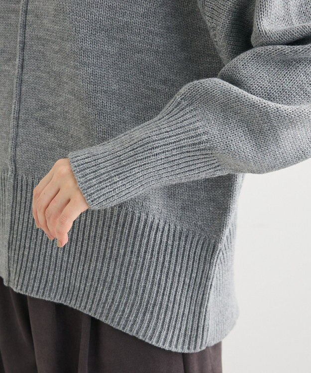 Green Parks こなれ主役ニットプルオーバー Gray